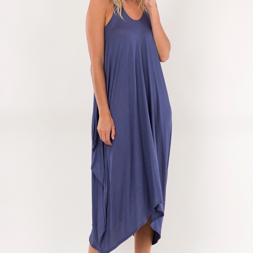 Marsala Sleeveless Harem Dress - Picture 3 of 5